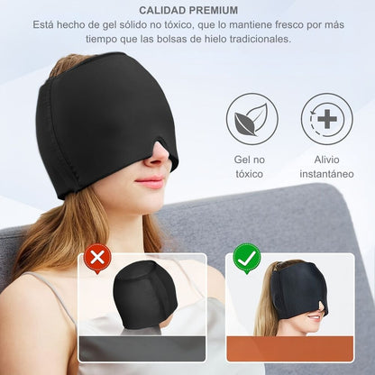 GORRO DE COMPRESIÓN FRÍA PARA EL DOLOR