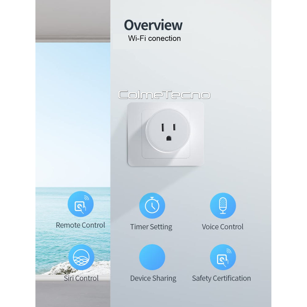 Enchufe Inteligente Wifi Control De Voz Alexa Google Asistente